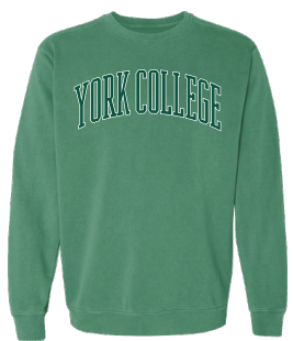 COMFORT DYED YORK COLLEGE CREW