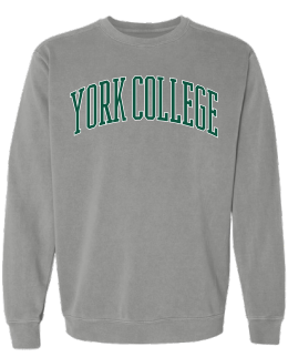 COMFORT DYED YORK COLLEGE CREW