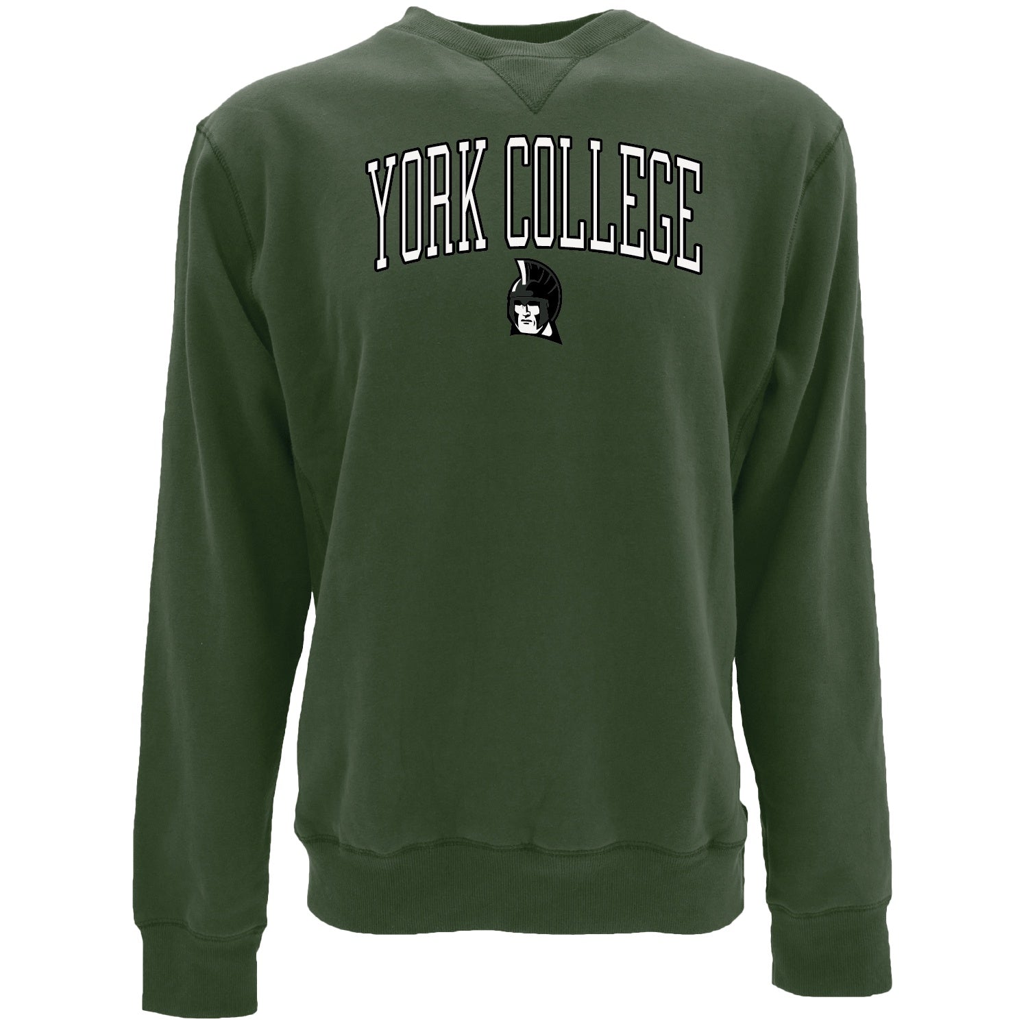 BLUE 84 YORK COLLEGE SPARTAN FLEECE CREW