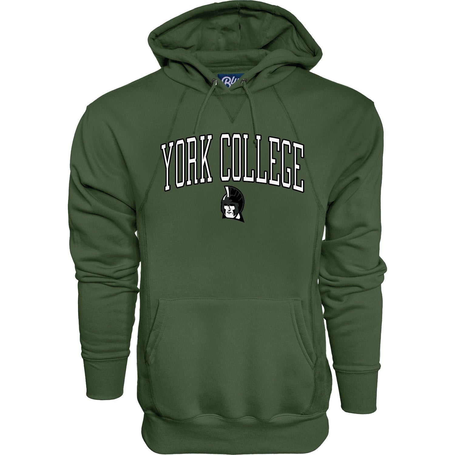 BLUE 84 YORK COLLEGE SPARTAN FLEECE HOODIE