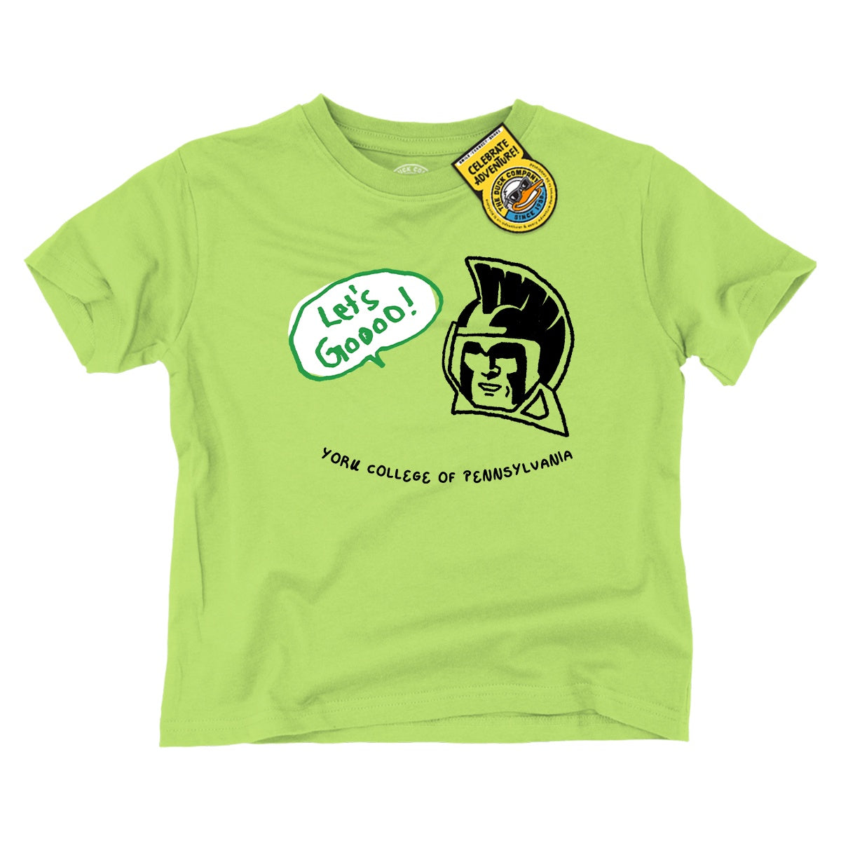 DUCK CO LET'S GO SPARTAN T-SHIRT