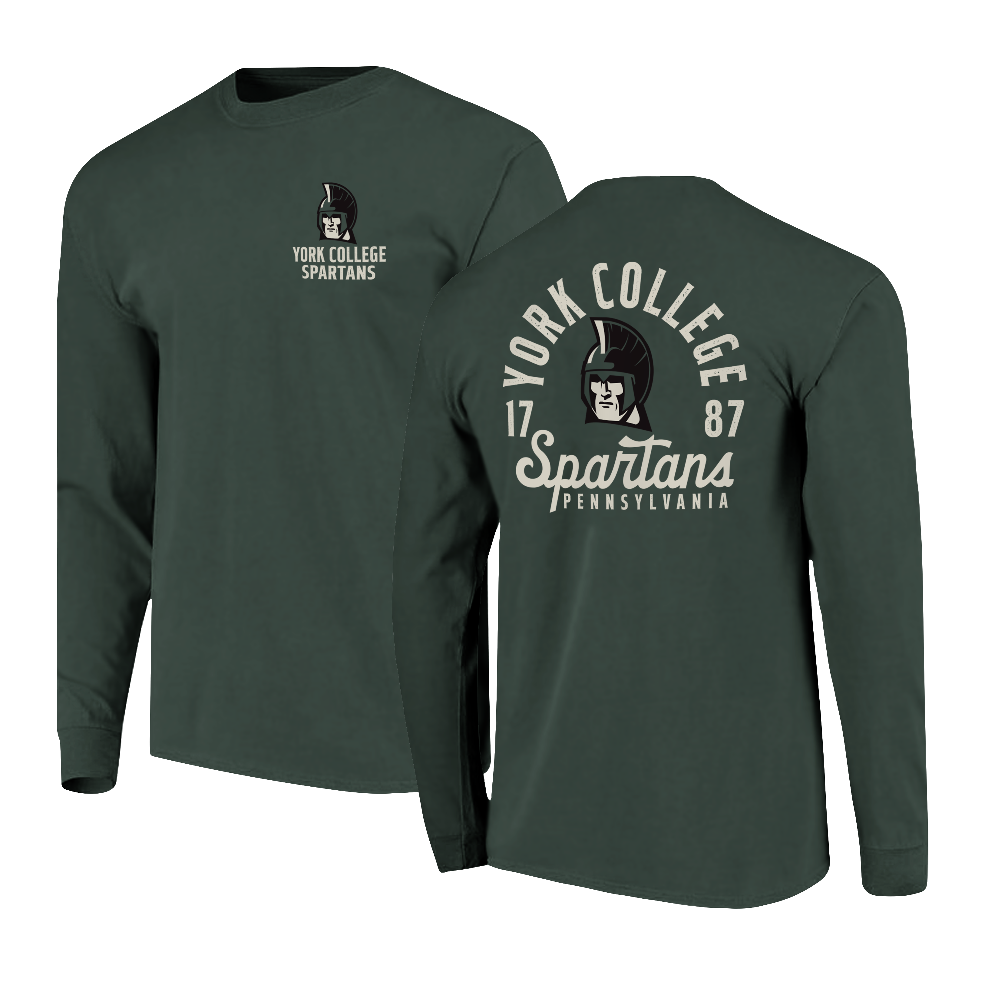 COMFORT COLORS YORK COLLEGE L/S T-SHIRT