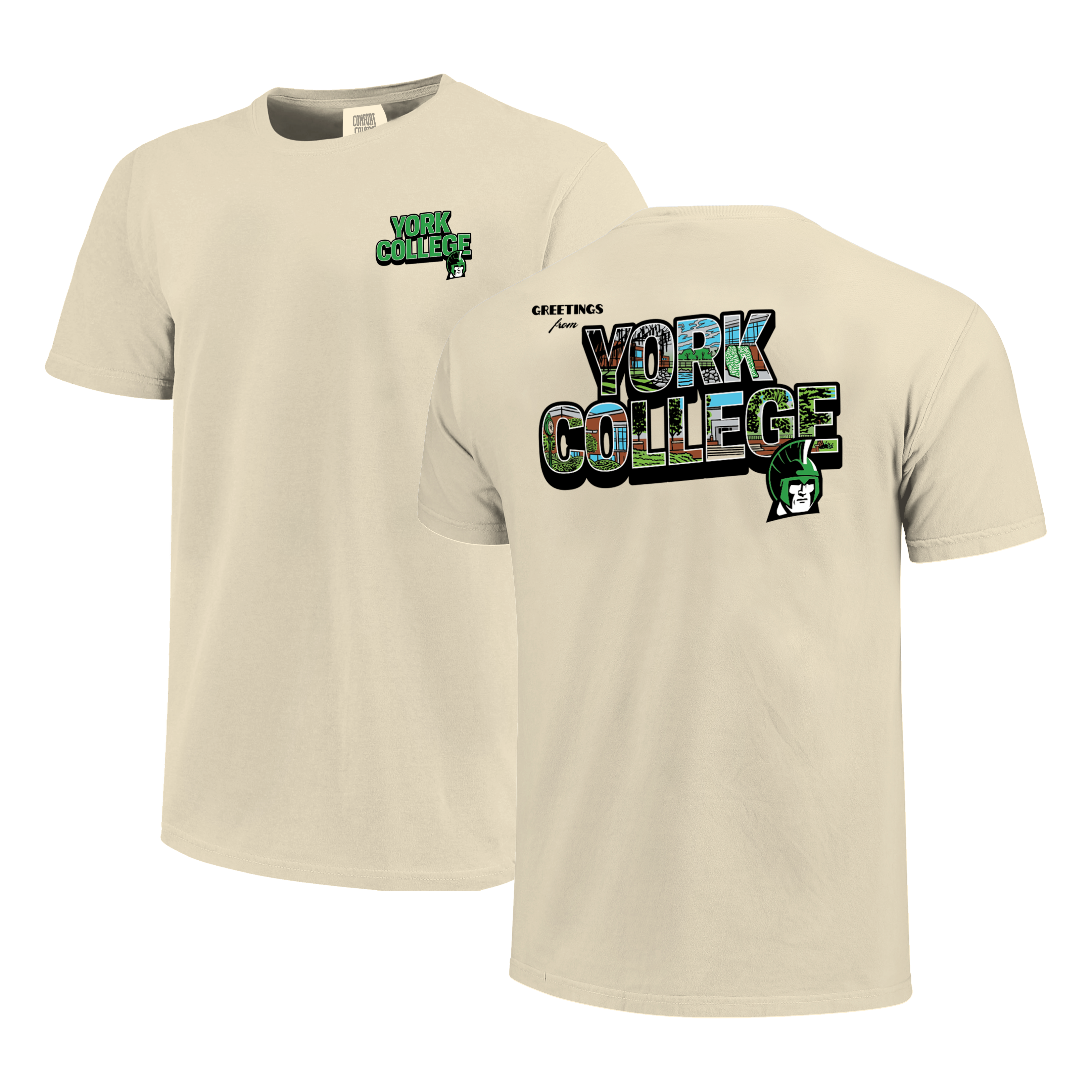 COMFORT COLORS WELCOME TO YORK COLLEGE S/S T-SHIRT