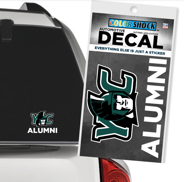 Decal: YC Spartan Alumni - 5" x 3.75"