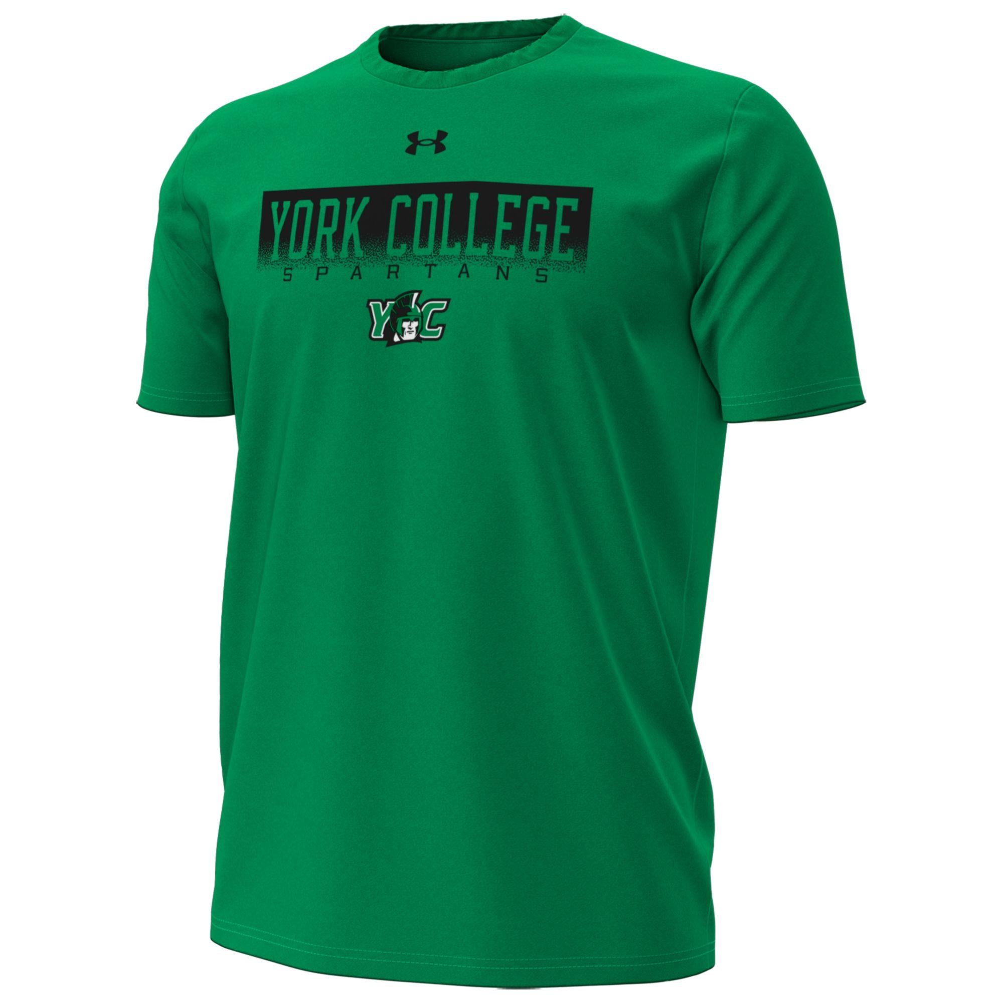 UNDER ARMOUR YORK COLLEGE PERFORMANCE COTTON S/S T-SHIRT
