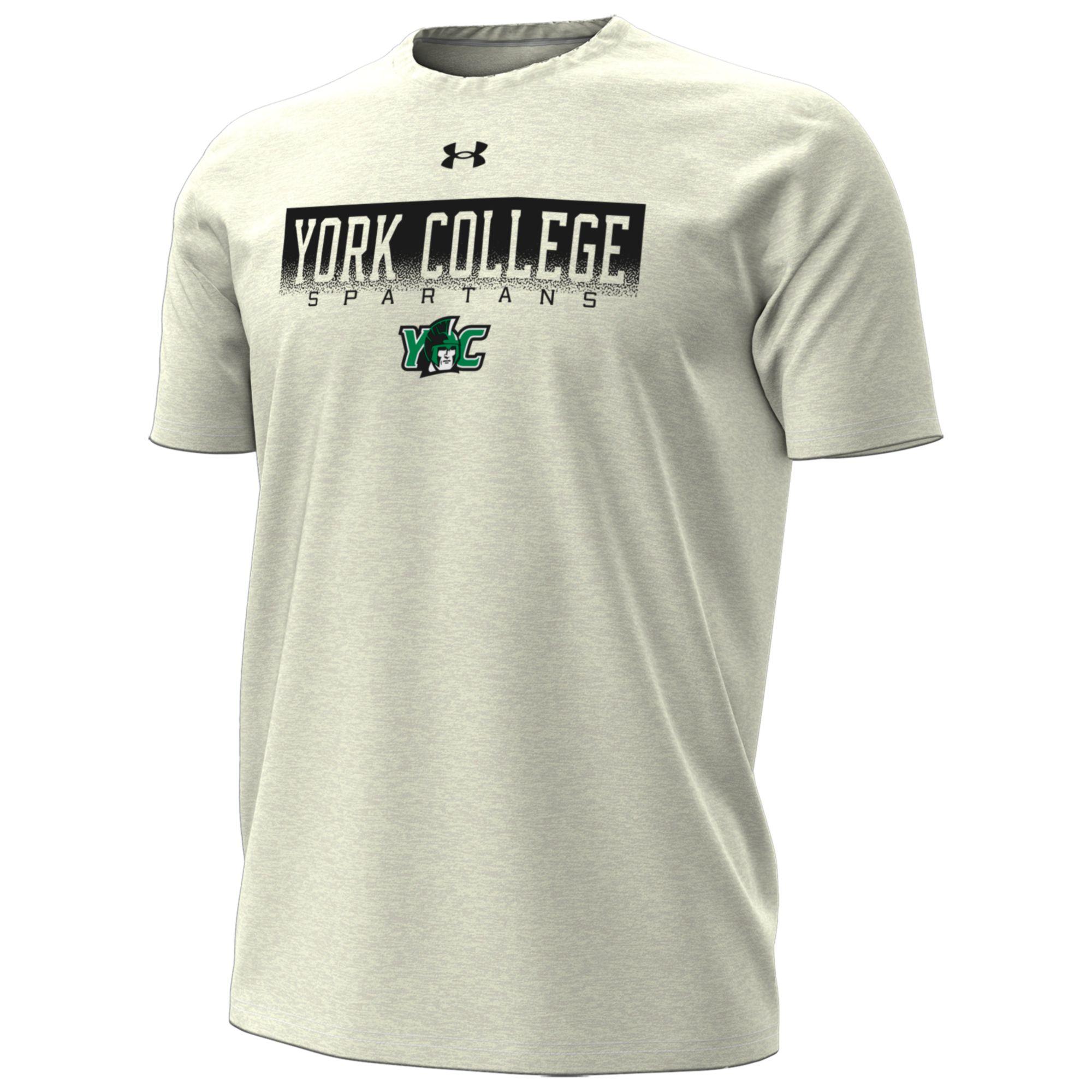UNDER ARMOUR YORK COLLEGE PERFORMANCE COTTON S/S T-SHIRT