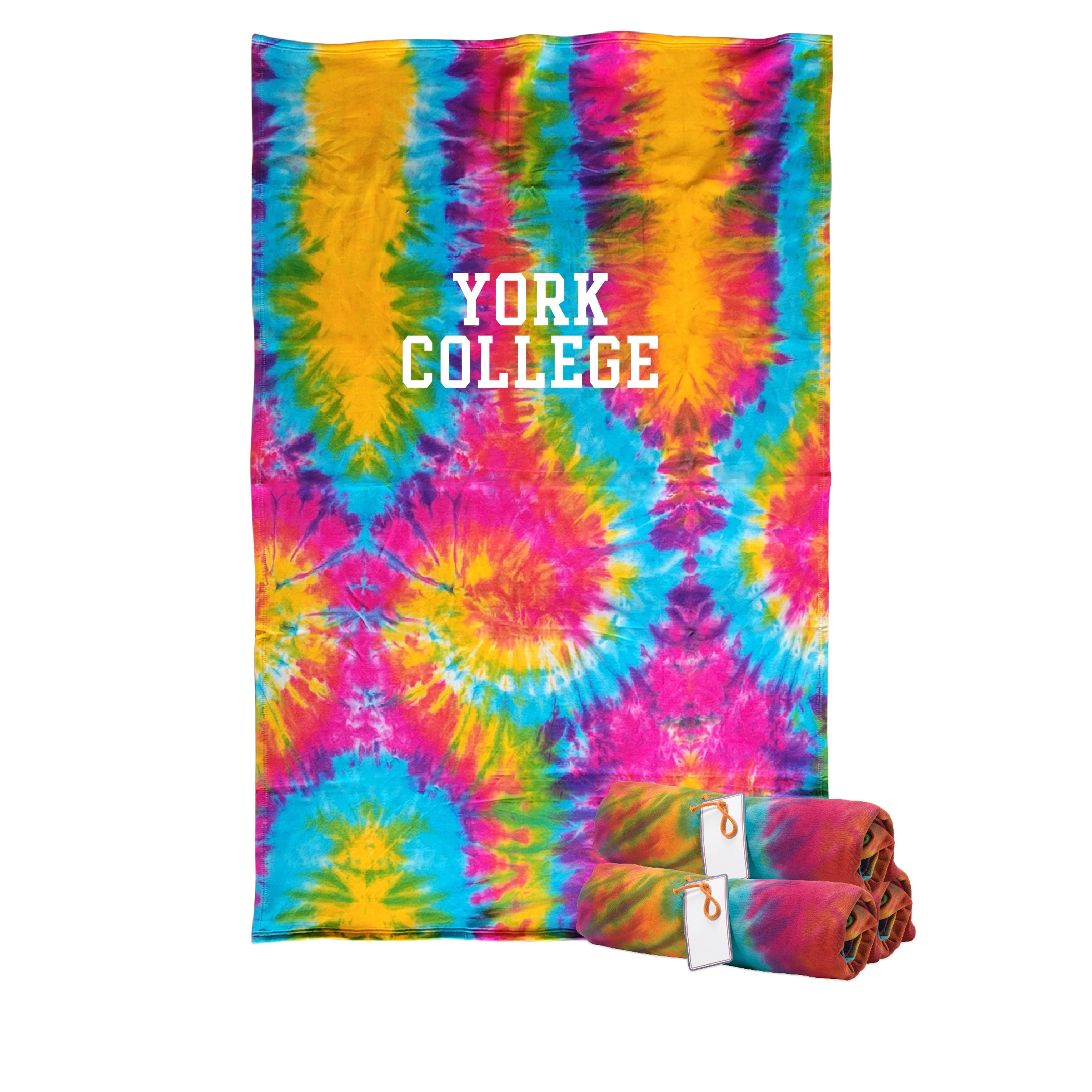 Blanket: Pro-Weave Sweatshirt - York College - 54" x 84"