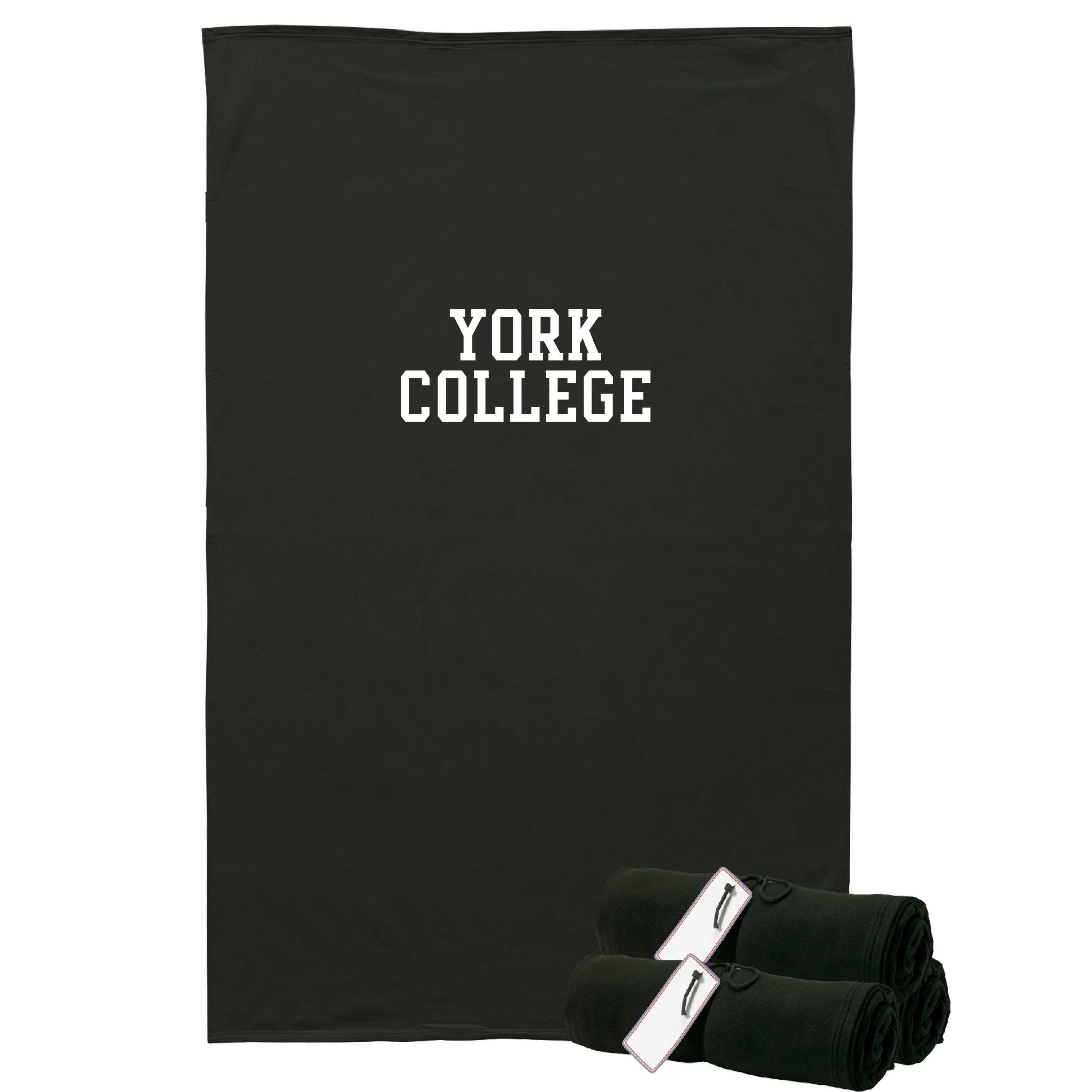 Blanket: Pro-Weave Sweatshirt - York College - 54" x 84"