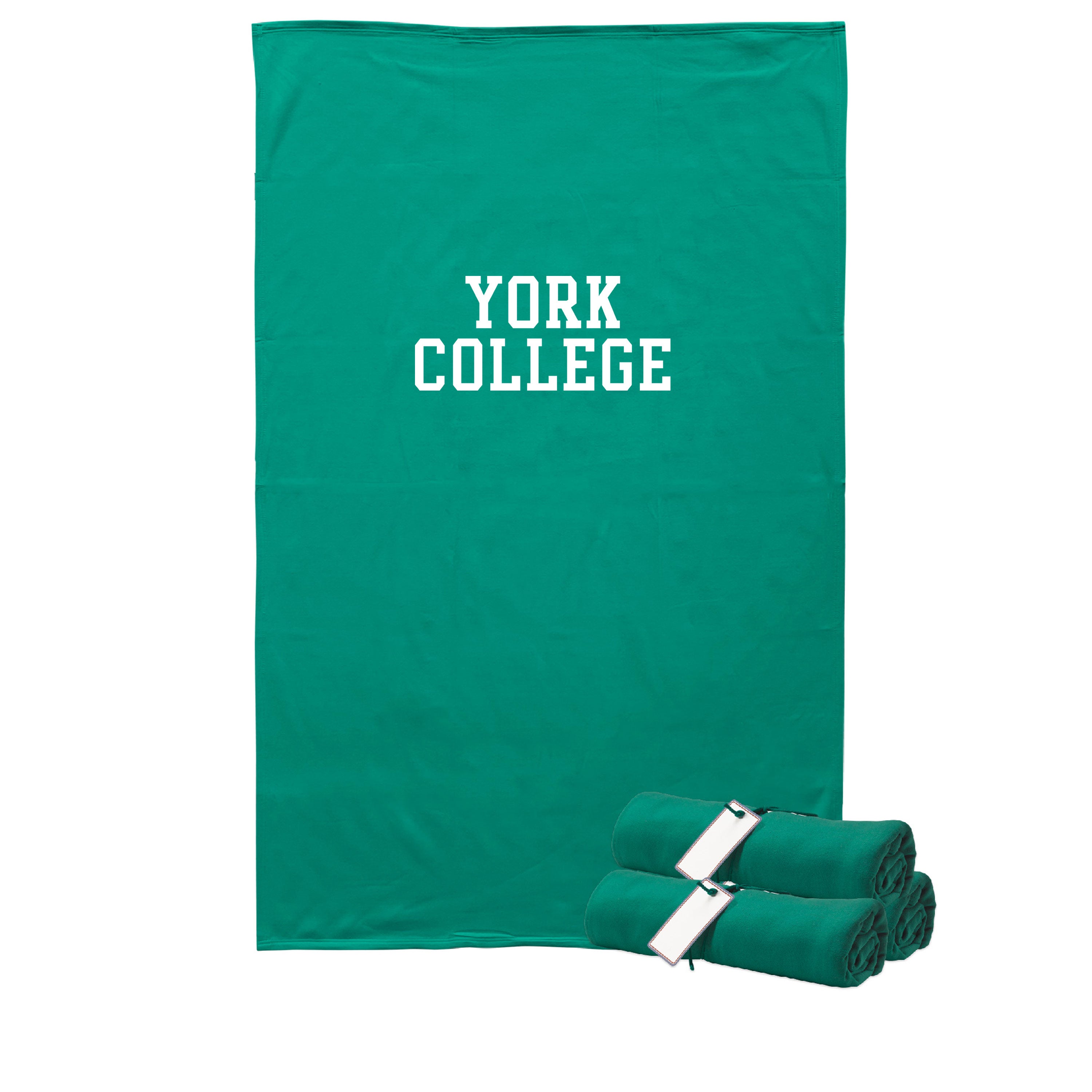 Blanket: Pro-Weave Sweatshirt - York College - 54" x 84"