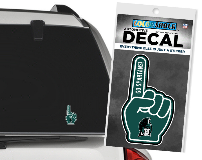 Decal: Hand Go Spartans - 5" x 3"