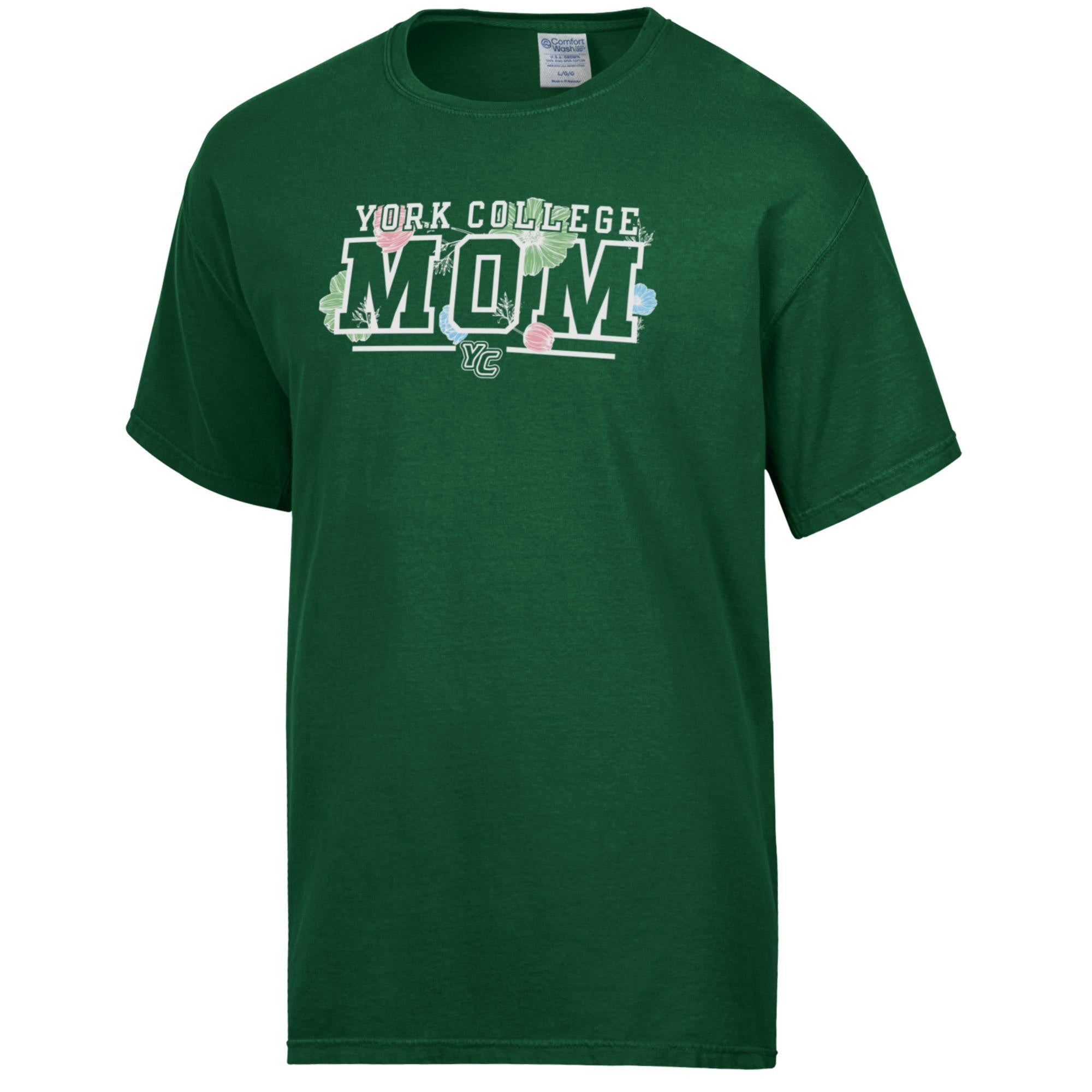 COMFORT WASH YORK COLLEGE MOM SHORT SLEEVE T-SHIRT