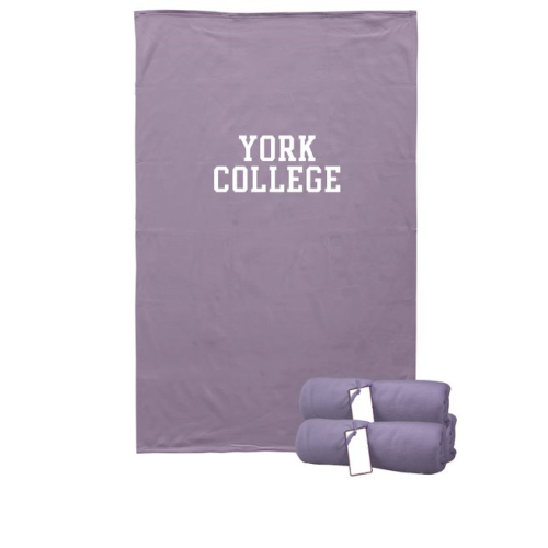 Blanket: Pro-Weave Sweatshirt - York College - 54" x 84"