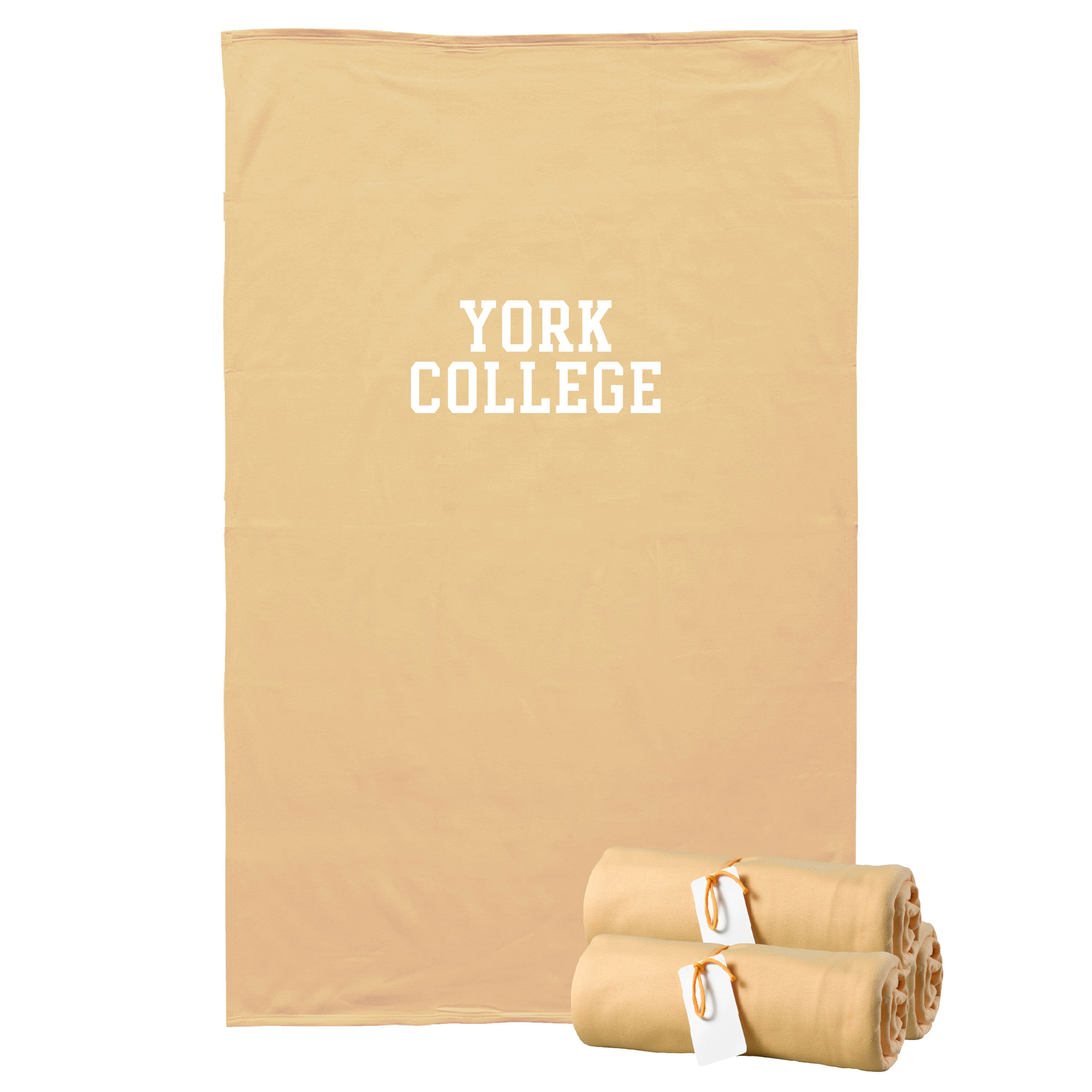 Blanket: Pro-Weave Sweatshirt - York College - 54" x 84"