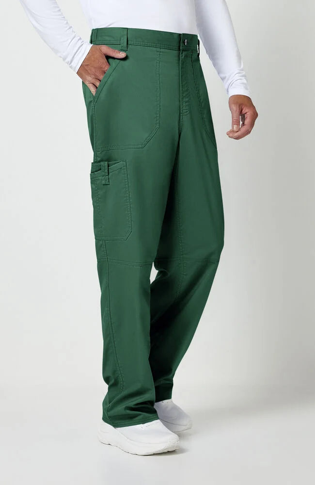 Men's Zip Fly Scrub Cargo Pant - Green