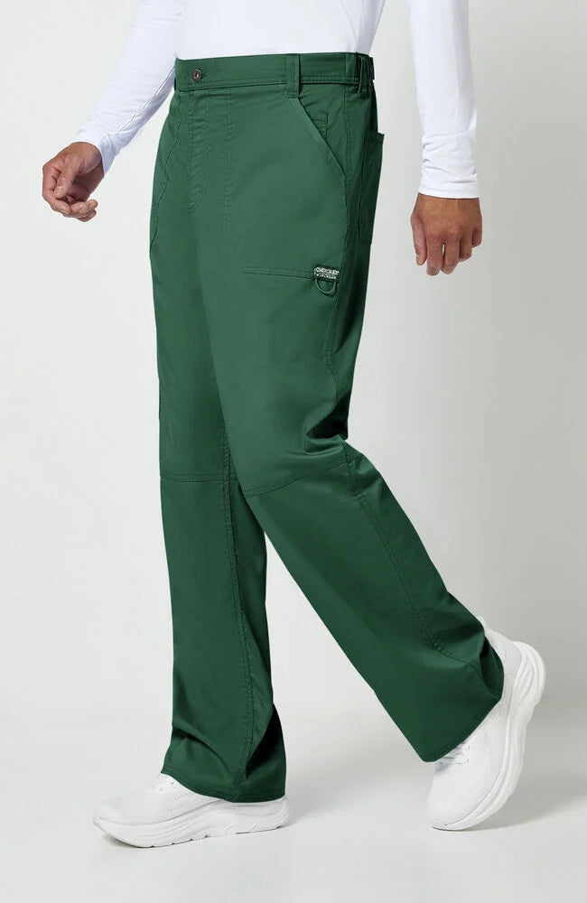 Men's Zip Fly Scrub Cargo Pant - Green