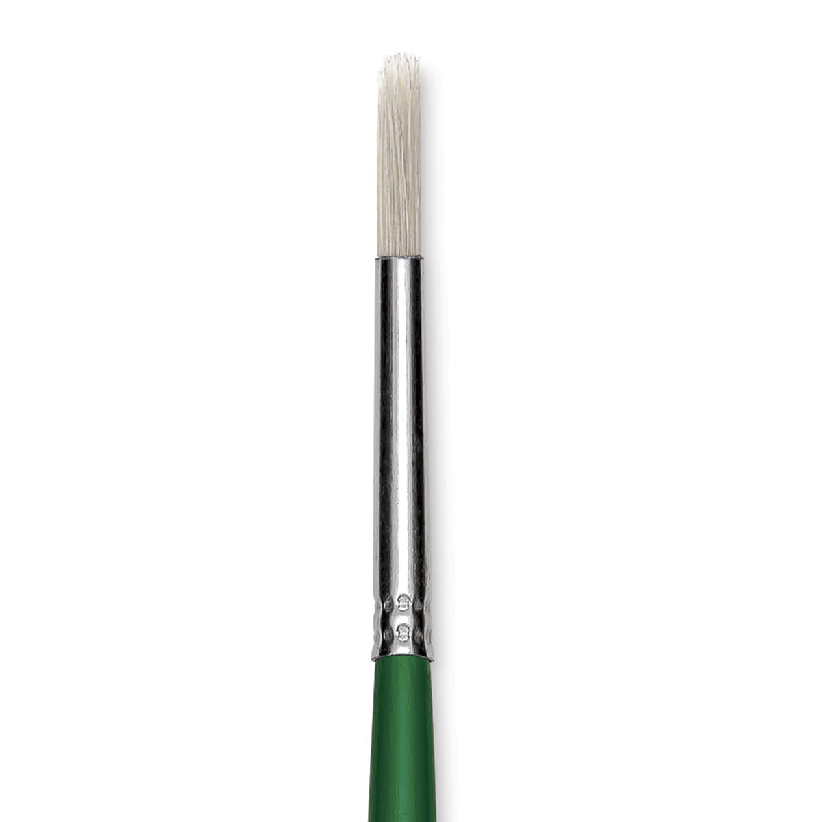 Brush: Economy White Bristle Brush - Round - Size 6