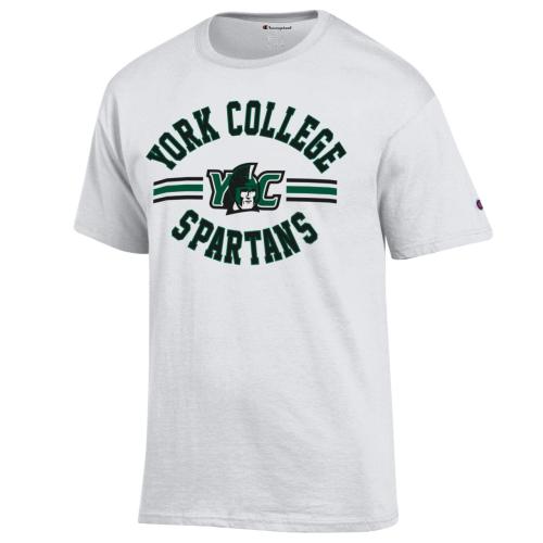 CHAMPION SHORT SLEEVE T-SHIRT WITH YORK COLLEGE