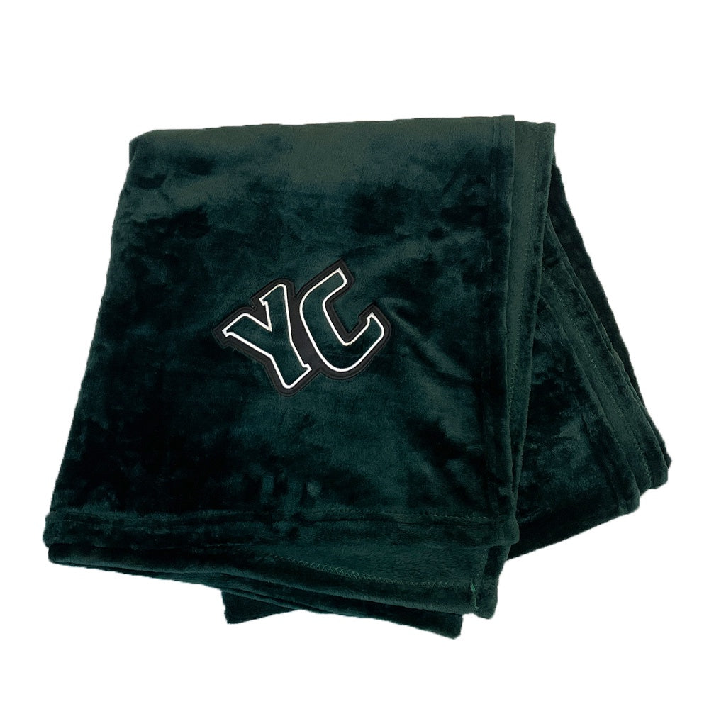 BLANKET SUPERSOFT MICROFIBER FLEECE WITH YC EMB ON CORNER