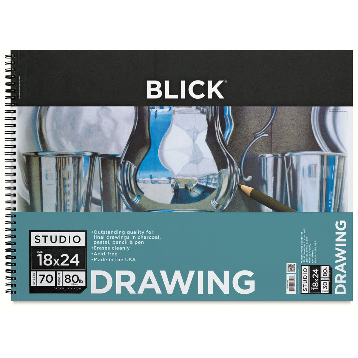 Paper: Blick Studio Drawing Pad - 18x24 - 80lb - 30 Sheets