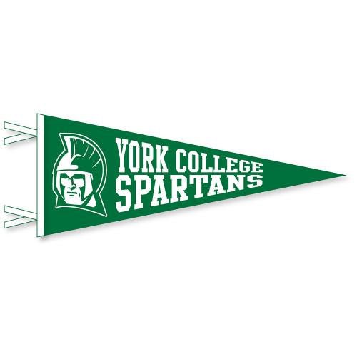 PENNANT 9X24 SPARTAN HEAD WITH YORK COLLEGE