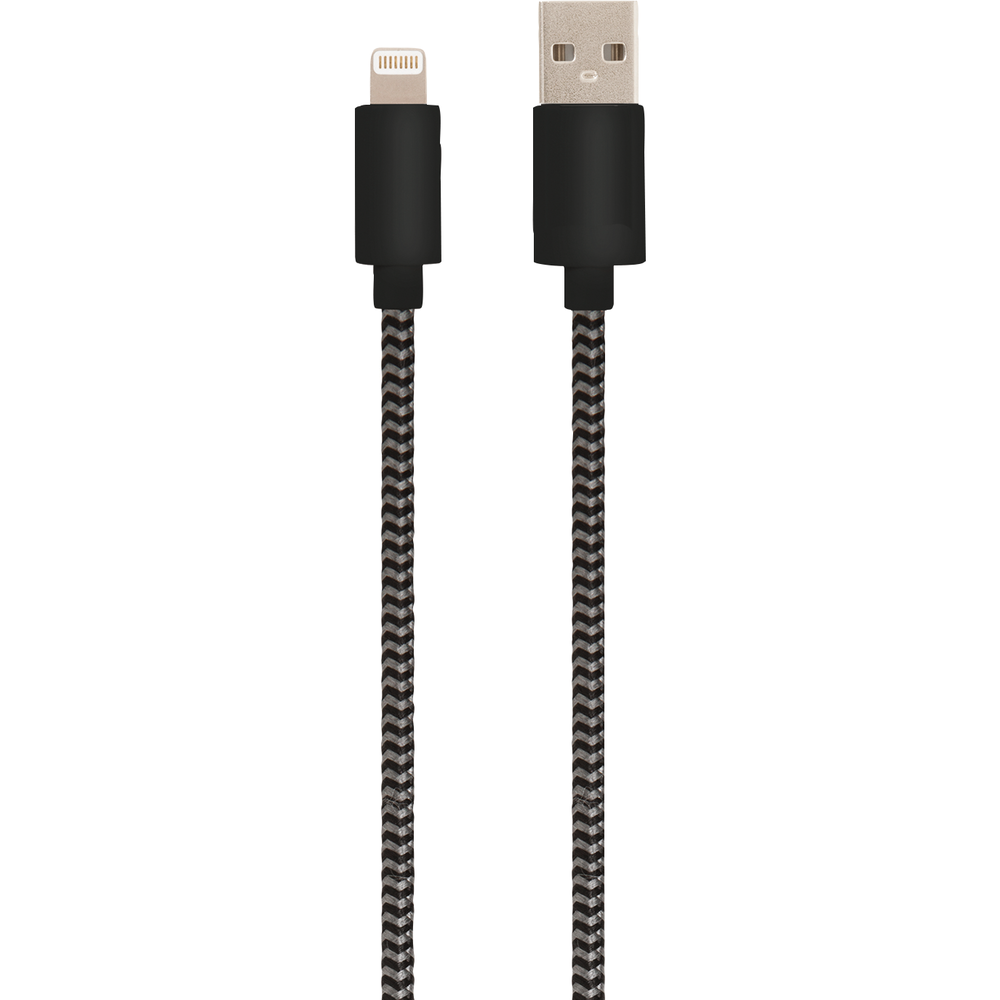 Charger & Sync Cable - USB-A to Lightning (MFi certified) - 10ft - Black