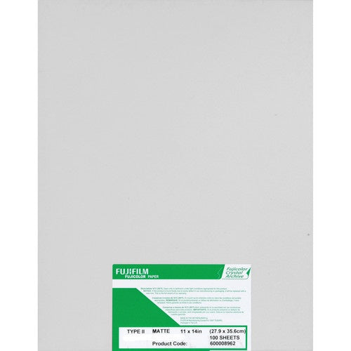 Film: Fujicolor Crystal Archive Type II Paper (8 x 10", Matte, 100 Sheets)