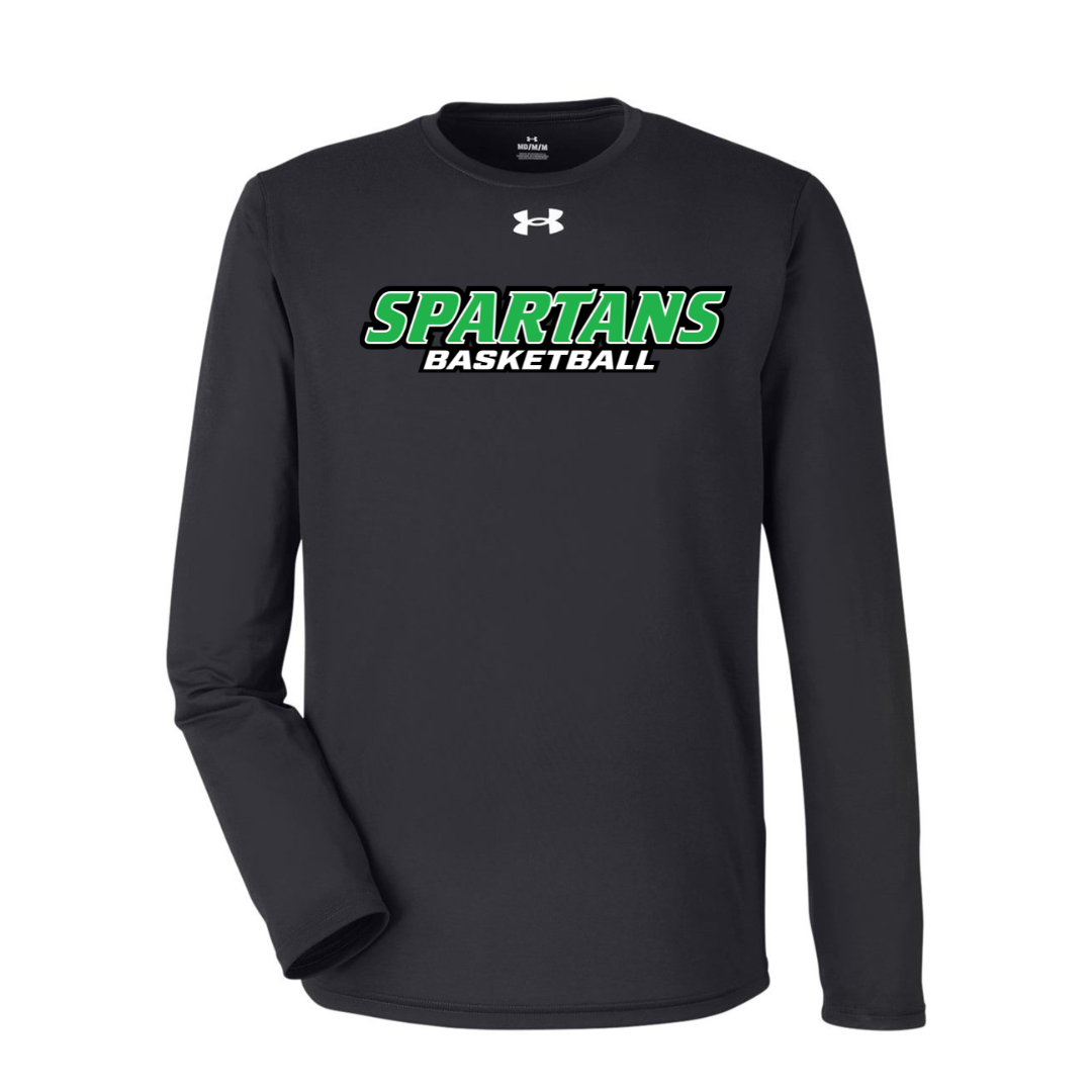 CUSTOM UNDER ARMOUR TECH TEAM LONG SLEEVE T-SHIRT - BASKETBALL