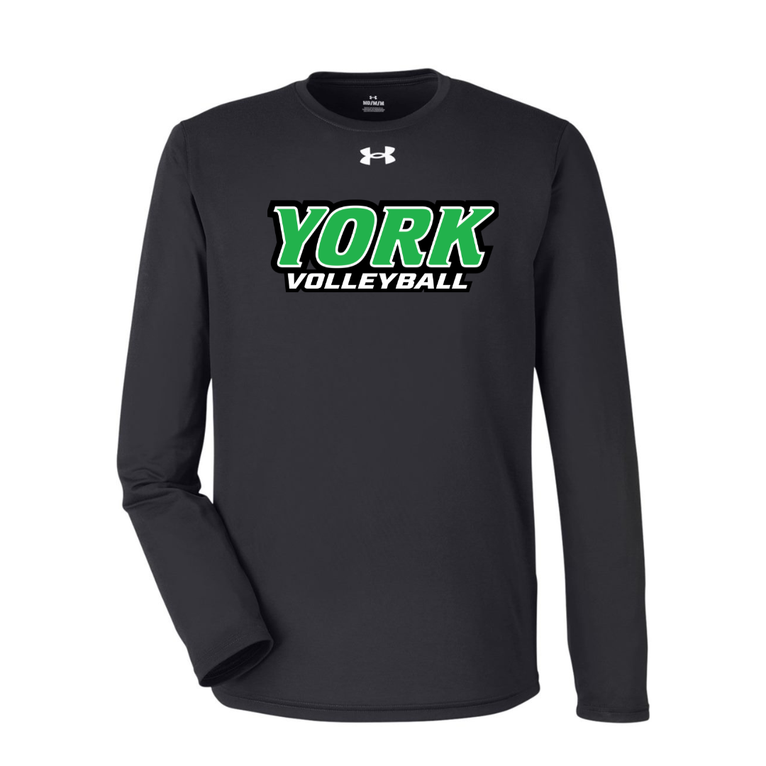 CUSTOM UNDER ARMOUR TECH TEAM LONG SLEEVE T-SHIRT - VOLLEYBALL