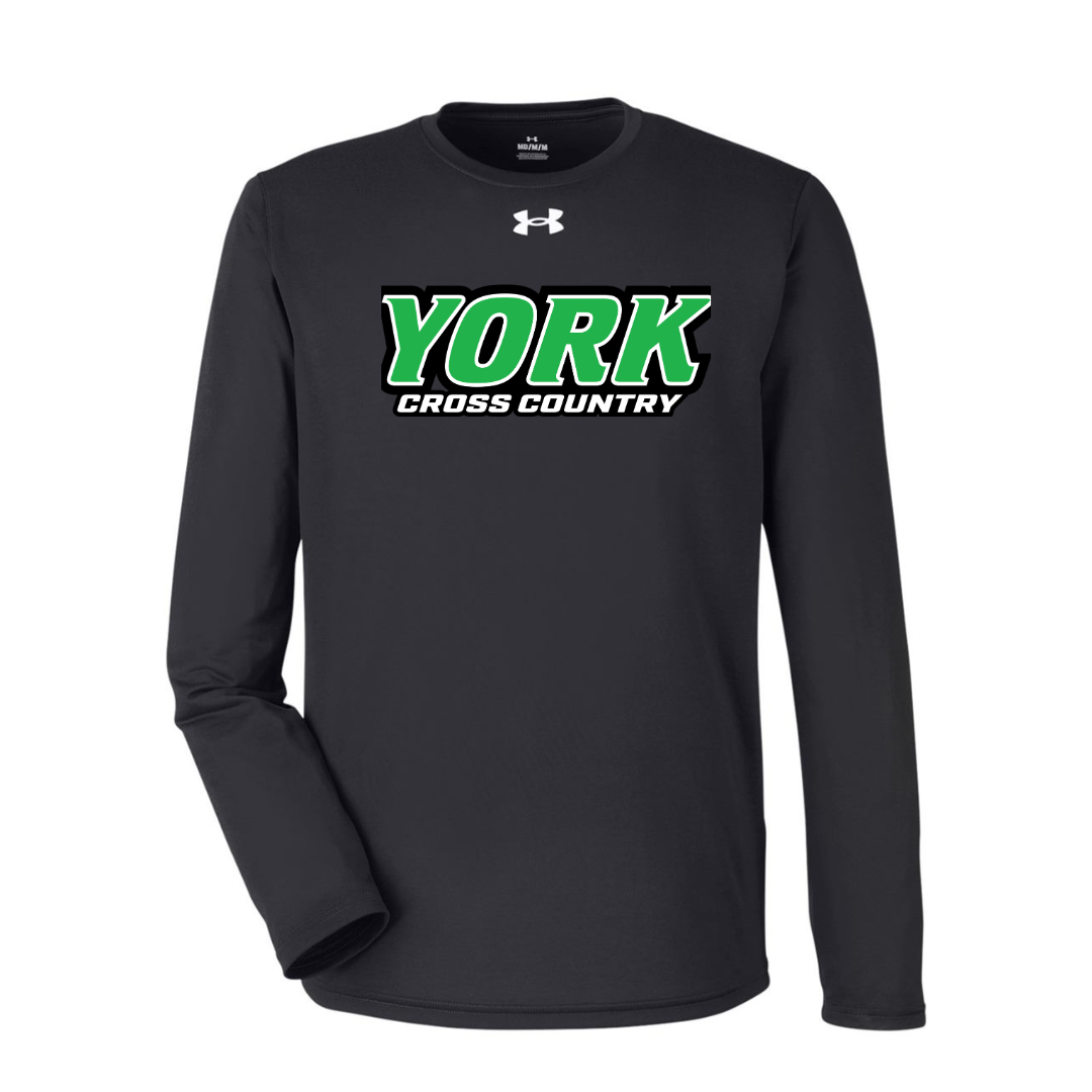 CUSTOM UNDER ARMOUR TECH TEAM LONG SLEEVE T-SHIRT - CROSS COUNTRY