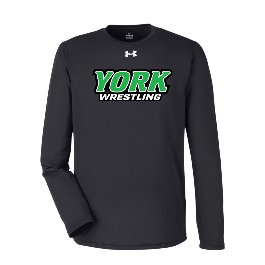 CUSTOM UNDER ARMOUR TECH TEAM LONG SLEEVE T-SHIRT - WRESTLING