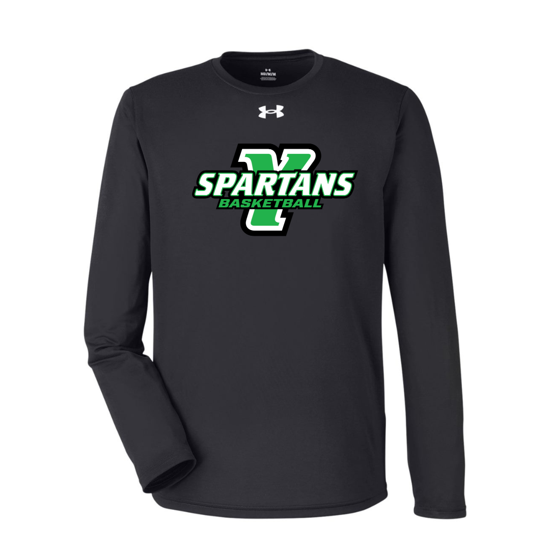CUSTOM UNDER ARMOUR TECH TEAM LONG SLEEVE T-SHIRT - BASKETBALL