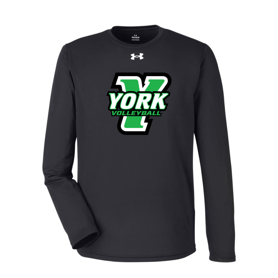 CUSTOM UNDER ARMOUR TECH TEAM LONG SLEEVE T-SHIRT - VOLLEYBALL