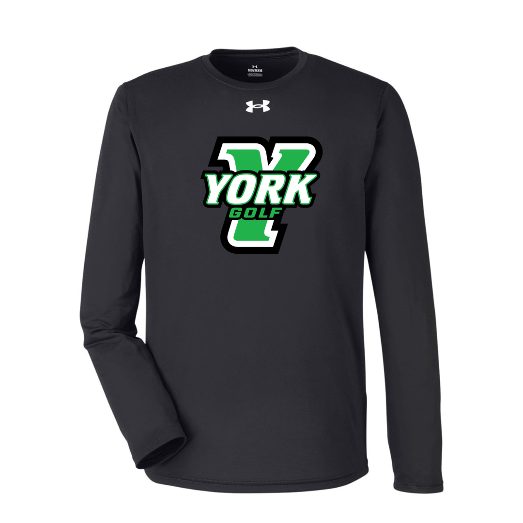 CUSTOM UNDER ARMOUR TECH TEAM LONG SLEEVE T-SHIRT - GOLF