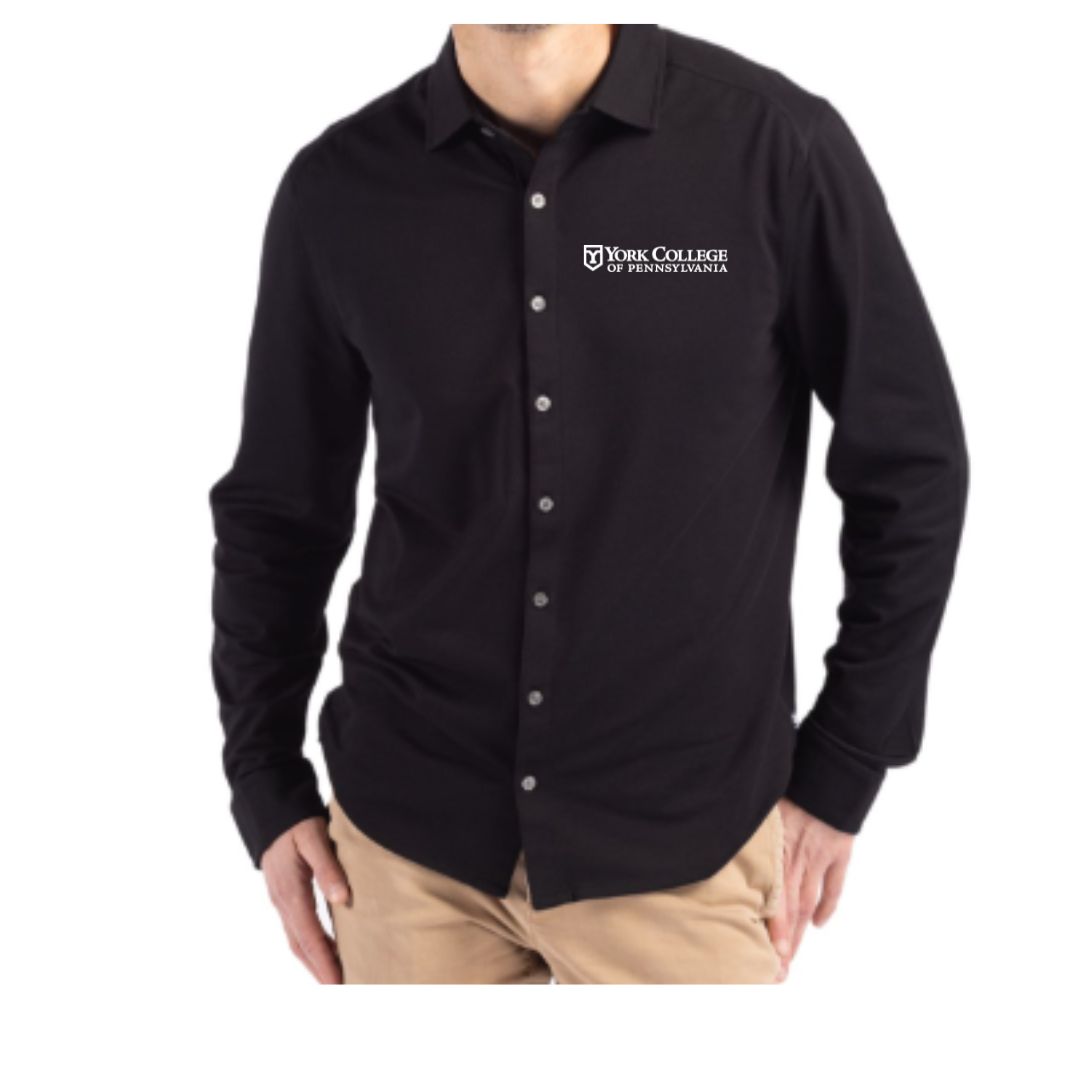 EMP SHOP- CUTTER & BUCK MEN'S LONG SLEEVE BUTTON DOWN