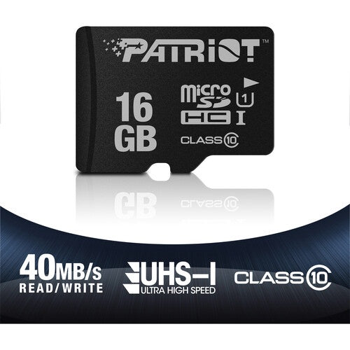 Patriot 16GB LX Series UHS-I microSDHC Memory Card