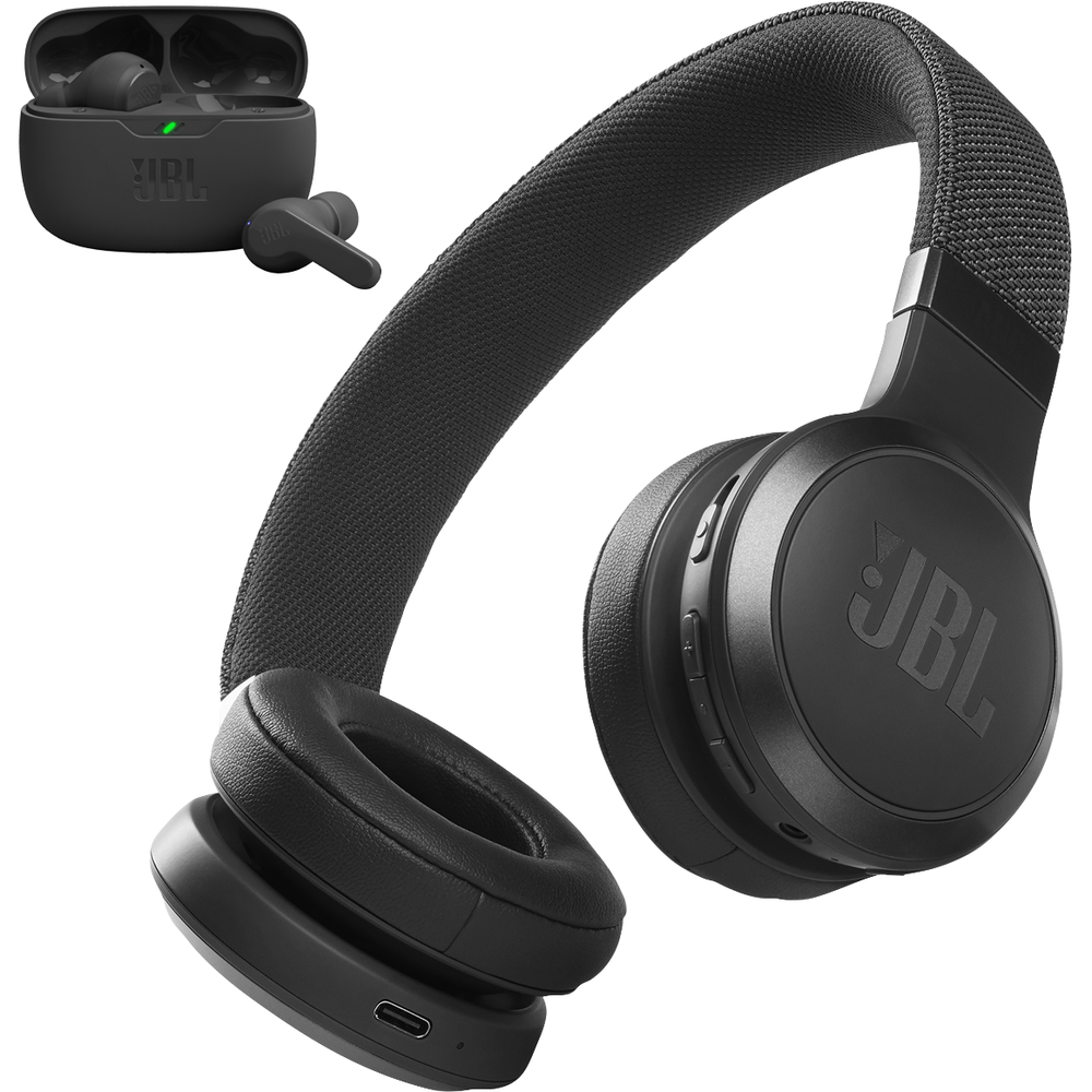 JBL Black Friday 460NC Headphone Bogo Vibe Beam True Wireless - Black