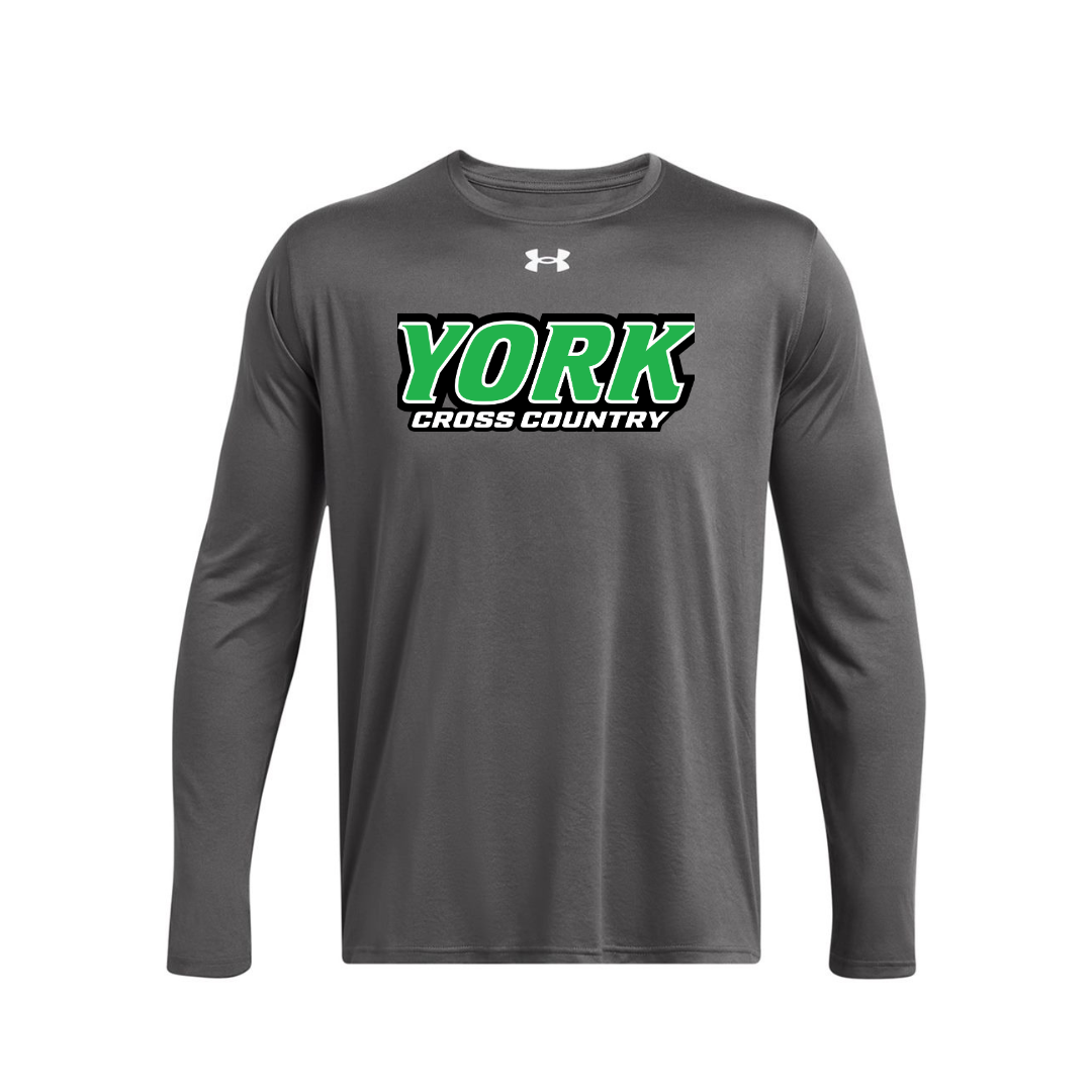 CUSTOM UNDER ARMOUR TECH TEAM LONG SLEEVE T-SHIRT - CROSS COUNTRY