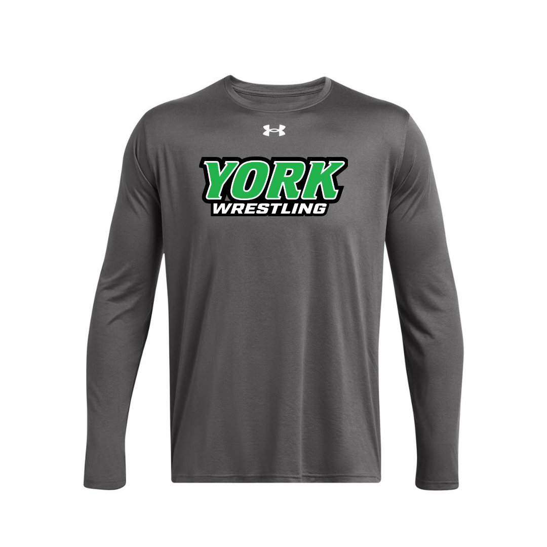 CUSTOM UNDER ARMOUR TECH TEAM LONG SLEEVE T-SHIRT - WRESTLING