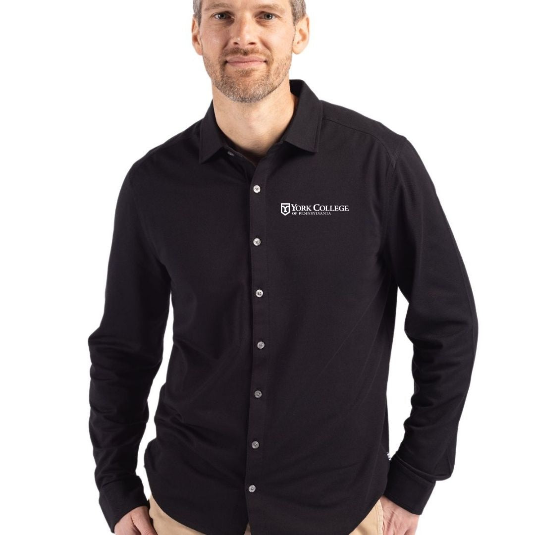 BoT- CUTTER & BUCK MEN'S YORK LONG SLEEVE BUTTON DOWN SHIRT