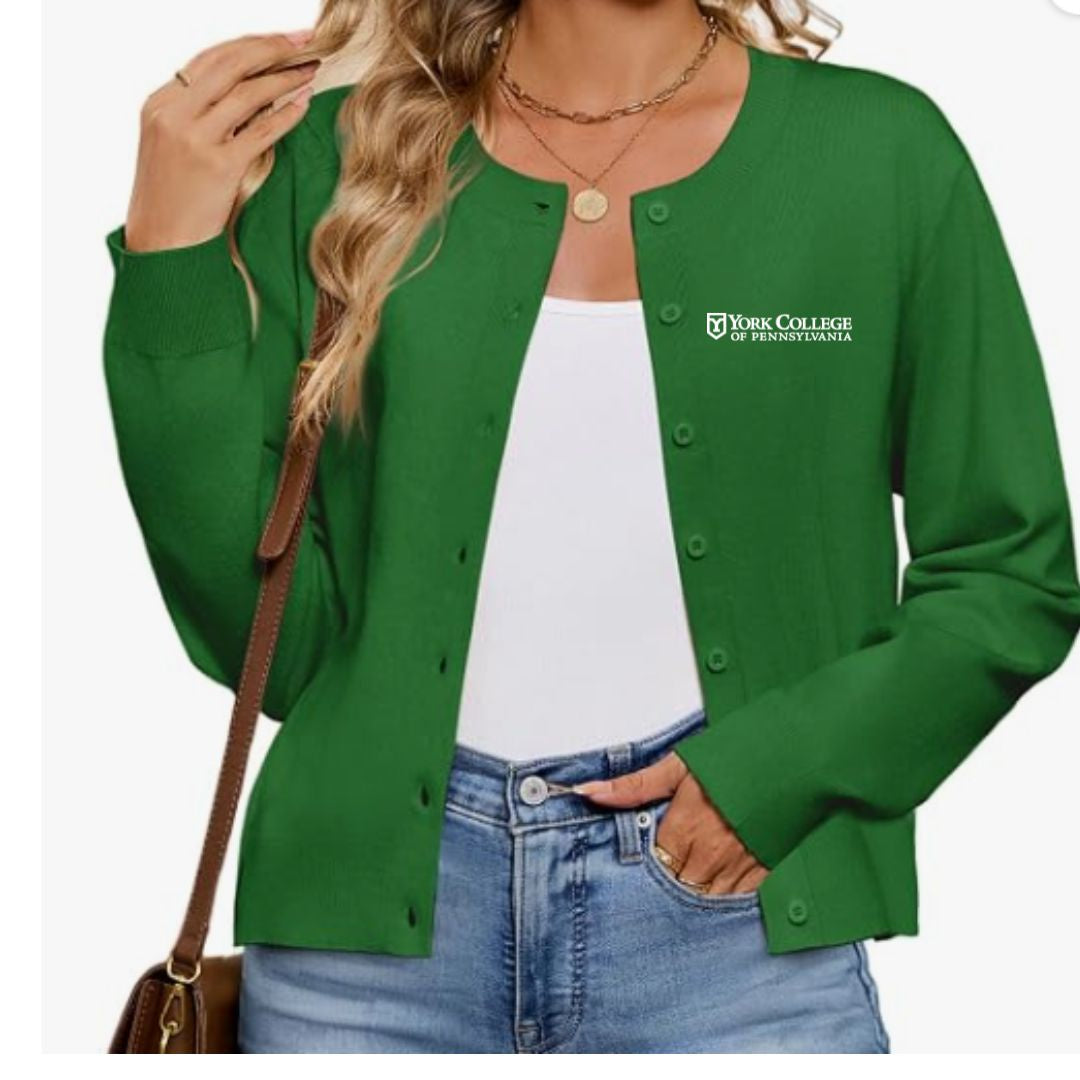 EMP SHOP- WOMEN'S BUTTON-DOWN CARDIGAN SWEATER