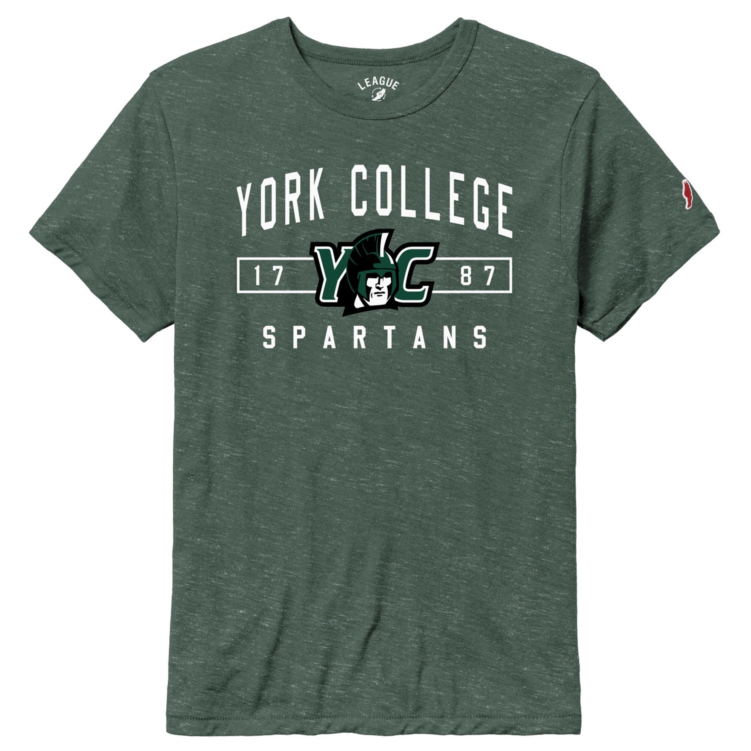 LEAGUE VICTORY FALLS YORK COLLEGE SHORT SLEEVE T-SHIRT