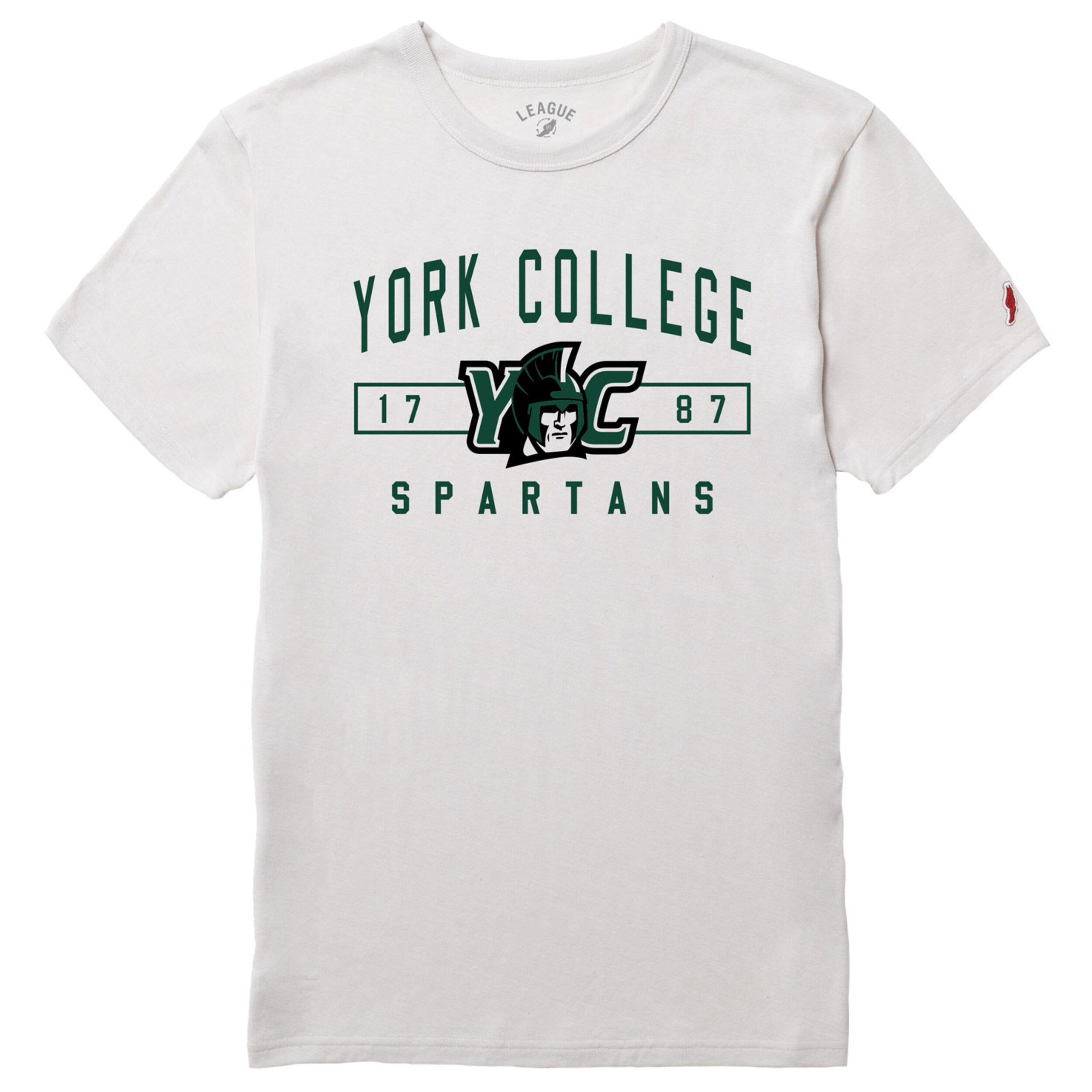 LEAGUE VICTORY FALLS YORK COLLEGE SHORT SLEEVE T-SHIRT