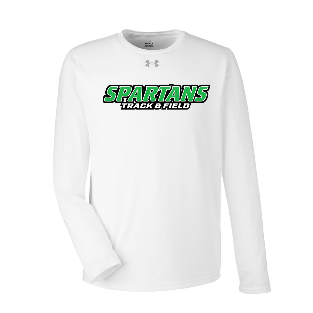 CUSTOM UNDER ARMOUR TECH TEAM LONG SLEEVE T-SHIRT - TRACK AND FIELD