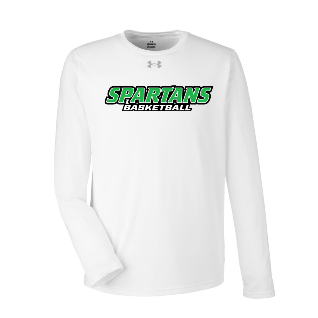 CUSTOM UNDER ARMOUR TECH TEAM LONG SLEEVE T-SHIRT - BASKETBALL