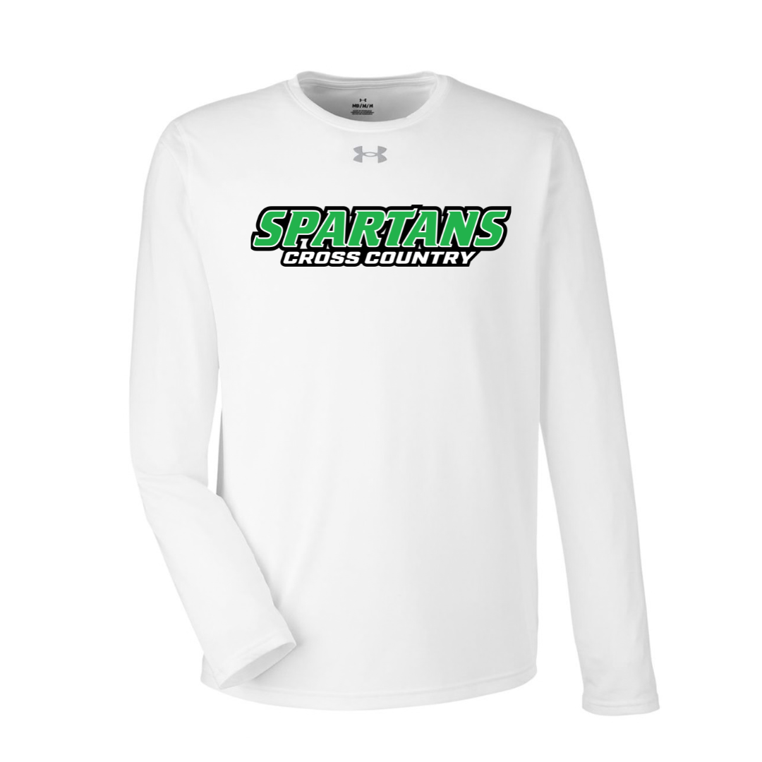 CUSTOM UNDER ARMOUR TECH TEAM LONG SLEEVE T-SHIRT - CROSS COUNTRY