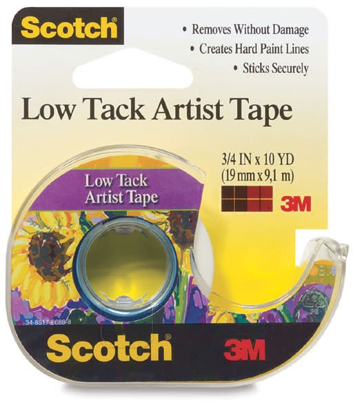 Tape: Low Tack Artist - 10 yds