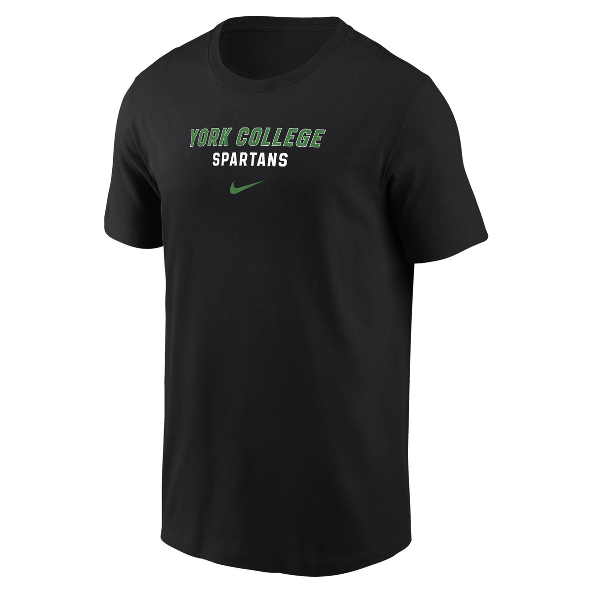 NIKE DRI-FIT COTTON YORK COLLEGE SHORT SLEEVE TEE