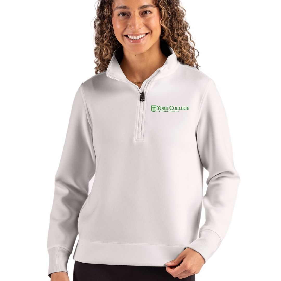 BoT- CUTTER & BUCK WOMEN'S YORK 1/4 ZIP PULLOVER