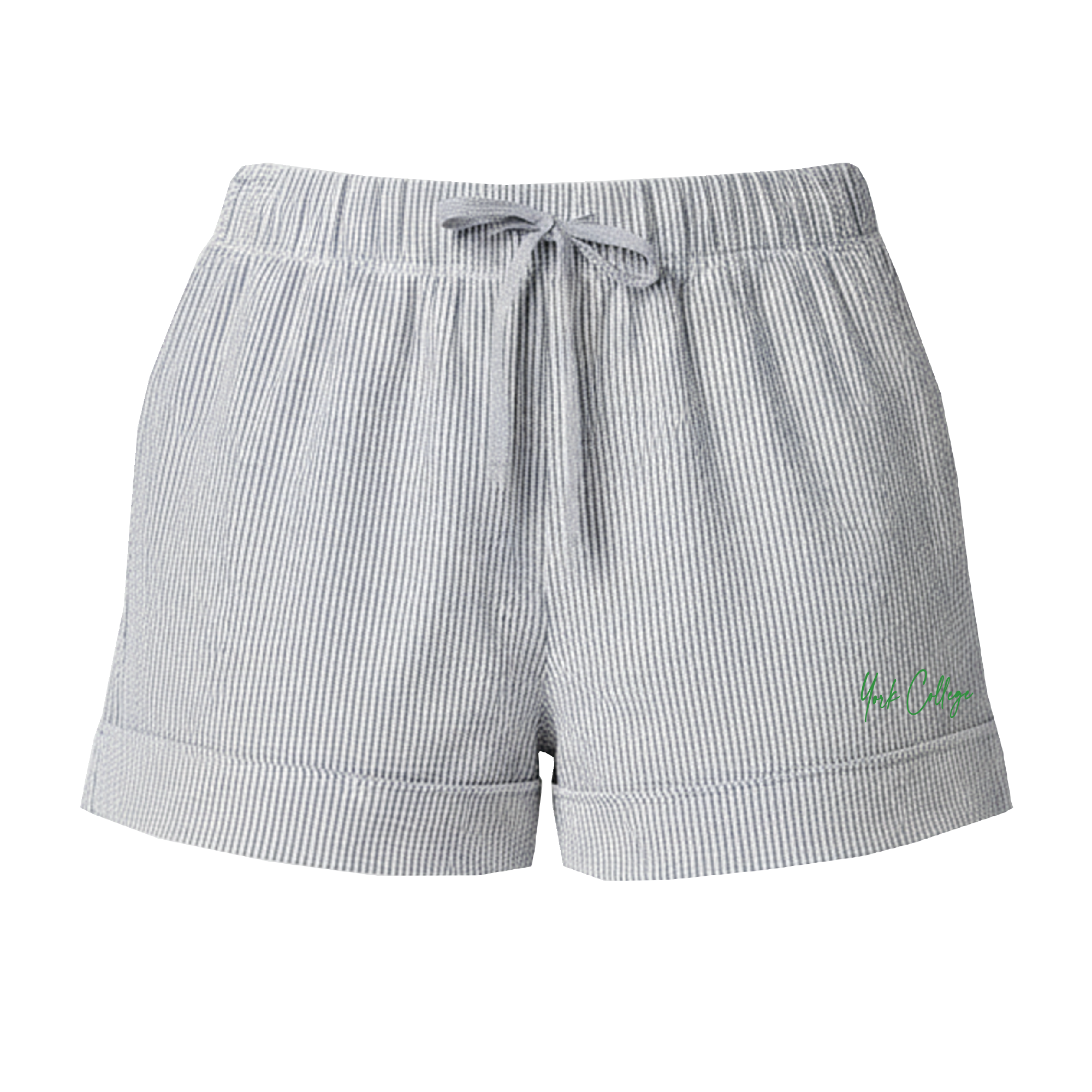 BOXERCRAFT WOMENS YORK COLLEGE SEERSUCKER SHORT