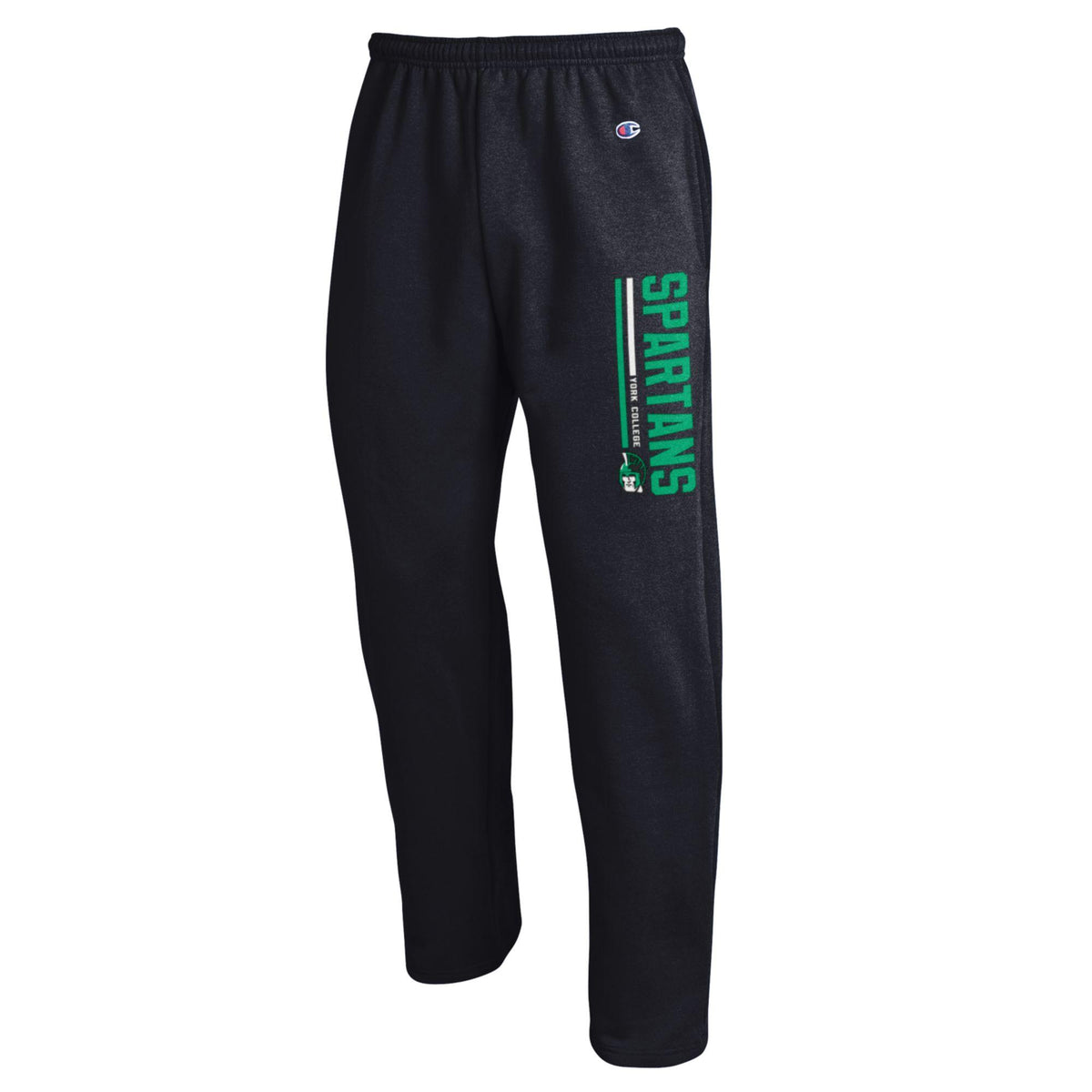 CHAMPION SPARTANS POWERBLEND BANDED BOTTOM SWEATPANT